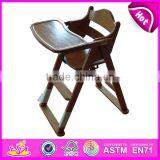 2015 New Fashion Baby High Chair,solid Wood High Chair,hot Sale Baby High Chair W08F036 thumbnail-4