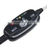USB to Midi Adapter Converter Piano Music Keyboard Cable Interface For Laptop PC thumbnail-6