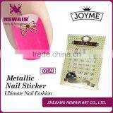 2016 New Factory Sweet Girl Nail Art 3d Metal Nail Sticker thumbnail-1
