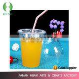 High Quality Fashion Design Clear Plastic Round Drinking Bottle thumbnail-1