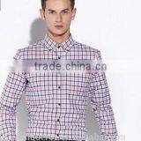 Men's Check Cotton Shirt Slim Fit Shirt HOT! MSRT0044 thumbnail-2