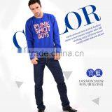 Adult O-neck Plain Polyester/cotton Sweatshirt Custom Wholesale From Ningbo China thumbnail-1