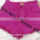 Denim Ladies Shorts thumbnail-6