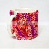 2015 Hand Knit Sock Coffee Cup Cozy thumbnail-5
