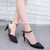 Zm50082b 2017 Spring and Summer Europe Cusp Ladies Fancy Sandals Pencil Heels Shoes Women thumbnail-4