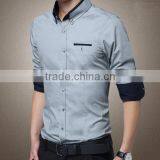 2016 New Style Men's Shirts Business Men Long Sleeve Shirt Fomal Dress Shirts thumbnail-6