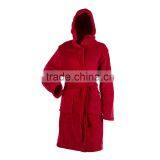 100% Cotton Terry Hooded Bathrobe for Women thumbnail-2