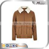 OEM Factory Berber Fleece Collar Padding Fashion Design Coats thumbnail-1