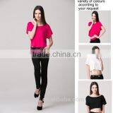 High Quality Women Casual White T-shirt thumbnail-6