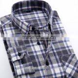 Wholesale Custom Plaid Flannel Shirt for Men thumbnail-5