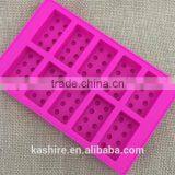 High Quantity Eco-friendly Safty Lego Blocks Shape Silicone Chocolate Mould,soap Mold,diy Cake Mould thumbnail-2