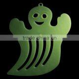 Glow in Dark Luminous Fluorescent Halloween Party Hanging Decoration Plastic Skull Tomb Ghost Hanging Decoration thumbnail-4