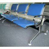 3 Seater Black Cushion Public Furniture Waiting Chair thumbnail-2