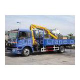 Knuckle Boom Truck Crane , Wire Rope Raise And Down 3200 kg