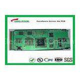 PCB Design And Fabrication 10 Layer Bga Tg170 Gold Finger Hole Size 0.2mm