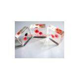Wholesale Natural Flower Inside Lucite Acrylic Resin Paperweights, So Vivid Gift thumbnail-2