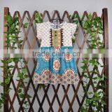 2017 New Arrival Infant Girl Polka Dot Ruffle Raglan Top Kids Boutique Summer Clothing Wholesale thumbnail-3