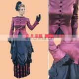 Rose Team-Free Shipping Custom Made Southern Belle Dress Civil War Dress Sexy Carnival Halloween Costume