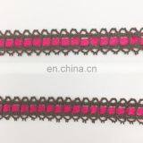 OLCT1436 1.3cm Fashion Beautiful Multi Color Cotton Crochet African Lace for Ladies thumbnail-1