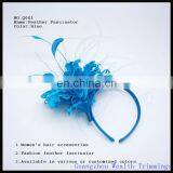 Fancy Blue Feather Hair Clip for Kids Wear thumbnail-1