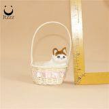 Lifelike Sleeping Cat With Hat Animated Plush Realistic Kitten Bedroom Decor Toys for Kids Vacation Cat Furry Cat thumbnail-5