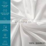 Korean Customized White Twin Size Bedding Blankets 100% Bamboo Bed Sheets Complet For Adults thumbnail-3