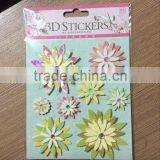 3d handmade chipboard sticker paper sticker