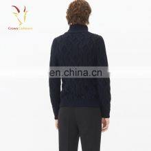 Hot Selling Cable Handmade Turtleneck Sweaters for Men thumbnail-4