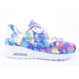 Colorful Upper Design Good Fashion Air Sport Shoes Women Lace up Running Sport Shoes thumbnail-4