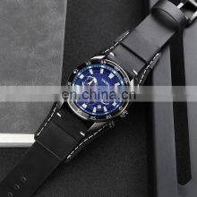 Wholesalers Skmei 9249 Custom Logo Watch For Men Luxury Leather Quartz Watches thumbnail-3