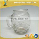 480ml Round Glass Jar With Handling for Beer Drinking thumbnail-1