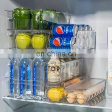 Fridge Organizer Clear Plastic Food Storage Organizer Bin Racks Kitchen Pantry Storage Organizer Units Pantry Container Set thumbnail-2