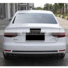 S4 B9 Diffuser With Tailpipe Fit for Audi A4 S4 B9 Refit Rear Lip Bumper Diffuser A4 S4 B9 2017 2018 2019 thumbnail-5