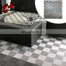 2X2M Cheap Custom Removable Modular Checkered Display Car Washing Access Floor Interlock Floor Mats For Home Room thumbnail-3