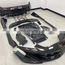 Runde Carbon Fiber Front Bumper Rear Bumper Side Skirt Spoiler Hood For Mclaren 540C 570S Upgrade 600LT Style Body Kit thumbnail-2
