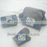 Cotton Fabric Embroidery Microwave Oven Glove Cover & Napkin Holder Cover thumbnail-1