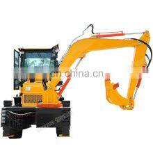 Mini Small Tractor Backhoes Loader High Capacity Excavating Loader for Sale thumbnail-5