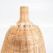 Traditional Natural Woven Light Lampshade Rattan Pendant Light Wicker Ceiling Light Decor Vietnam Cheap Wholesale thumbnail-3