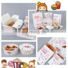 Factory Wholesale Disposable Recycled Exquisite Burger Wrapper Oil Proof French Fries Takeaway Fried Fast Food Chicken Boxes thumbnail-4