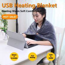 USB High Quality Wearable Electric Blanket/ Europe USB Gray Electric Blanket/ thumbnail-1