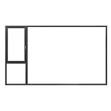 HMK-SU70 Thermal Break Aluminum Frame Inward Opening Aluminium Casement Swing Window for Office thumbnail-2