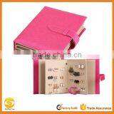 Leather Jewelry Display Case, Leather Wall Jewelry Storage Case,tall Jewelry Display Travel Carry Case thumbnail-1