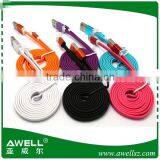 Colorful Lighted USB Cable for Mobile Phone