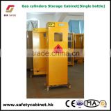 Steel Safety cabinet for Oxygen gas cylinder storage in the lab or hospital