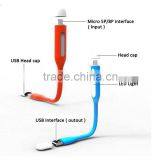 best selling consumer products new USB reading LED light with charging function