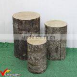 Farmhouse Vintage Shabby Wooden Trunk Stool Set