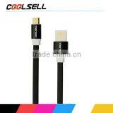 High Quality 1m Noodle Flat Usb Cable for Samsung Galaxy S4/s5 thumbnail-1