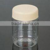 Transparent With Screw Cap Plastic PET Powder Bottle