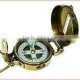 Brass Military Style Compass thumbnail-1