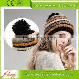 High Quality China Sale Winter Knitted Beanie With Tassel thumbnail-1